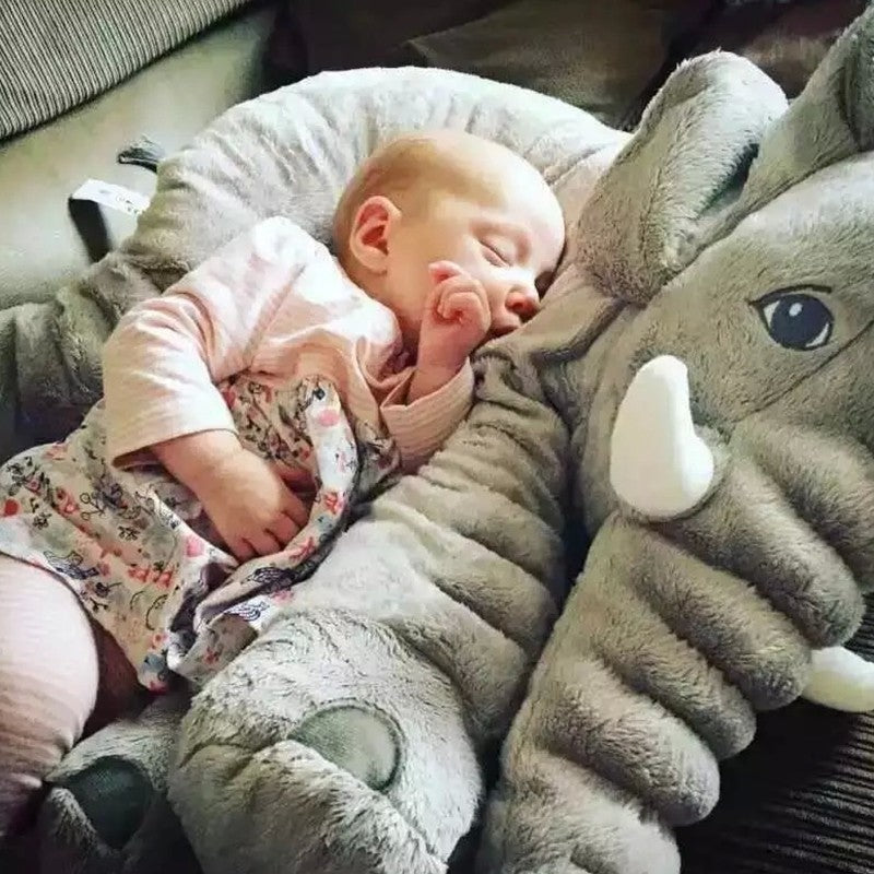 Soft Elephant Doll Pillow for Baby's Comfortable Sleep