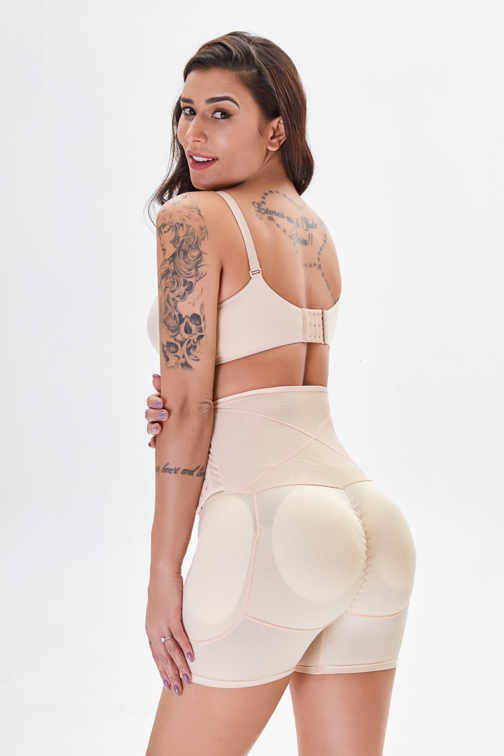 Full-Size, Minimalist Hip Lifting and Shaping Stretch Shorts