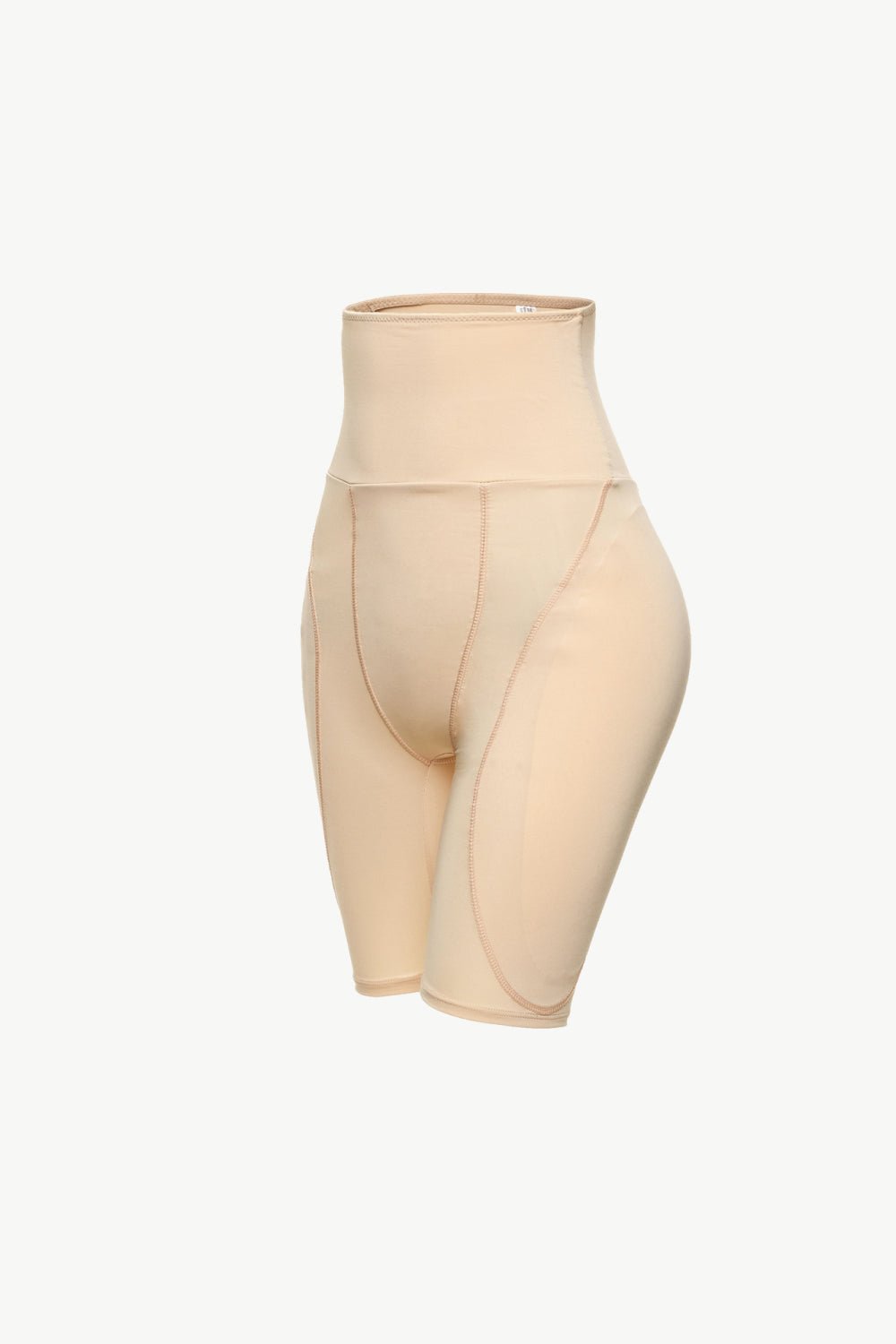 Full-Size High-Waisted Elastic Pull-On Shaping Shorts for a Slimmer Look