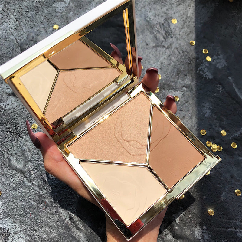 High-Gloss Matte Nose Shadow Trimming Plate for Cosmetic Application