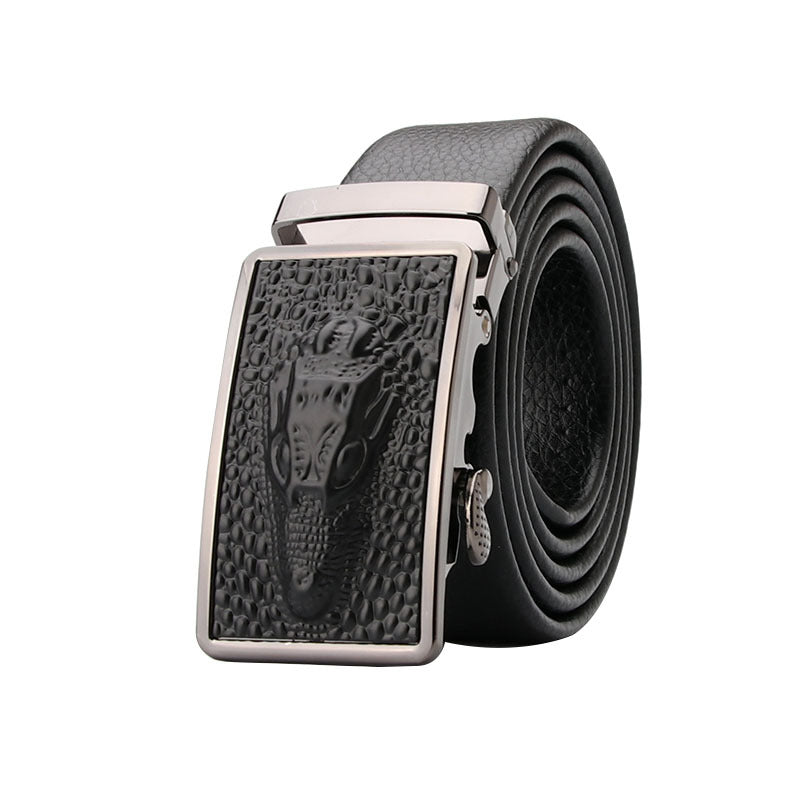 Men's Automatic Alloy Belt Buckle for Business Use