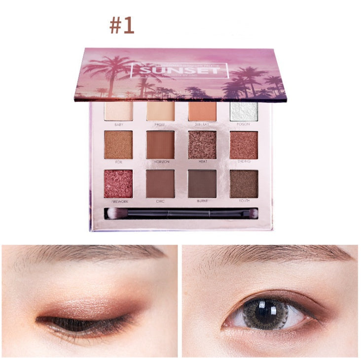 Focallure Glamorous 12 - Color Shining Eyeshadow Palette for Stunning Makeup