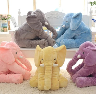 Soft Elephant Doll Pillow for Baby's Comfortable Sleep