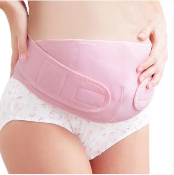 Cotton Four - Season Guard Belt for Pre - pregnancy Stomach Lift in Pink and Shrimp Colors