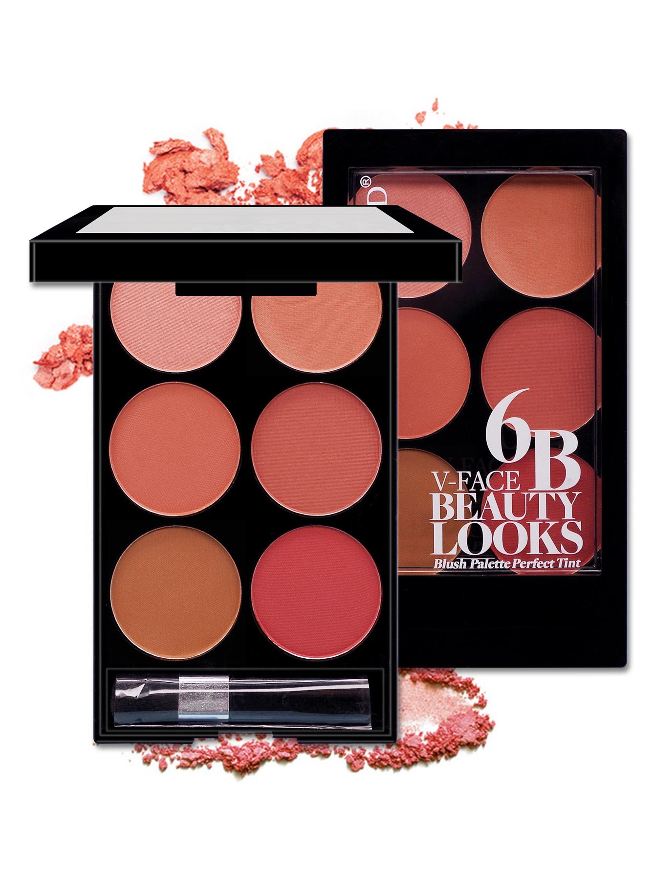 Domestic Multi - color Makeup Boutique: Six - color Blush for Makeup Repair