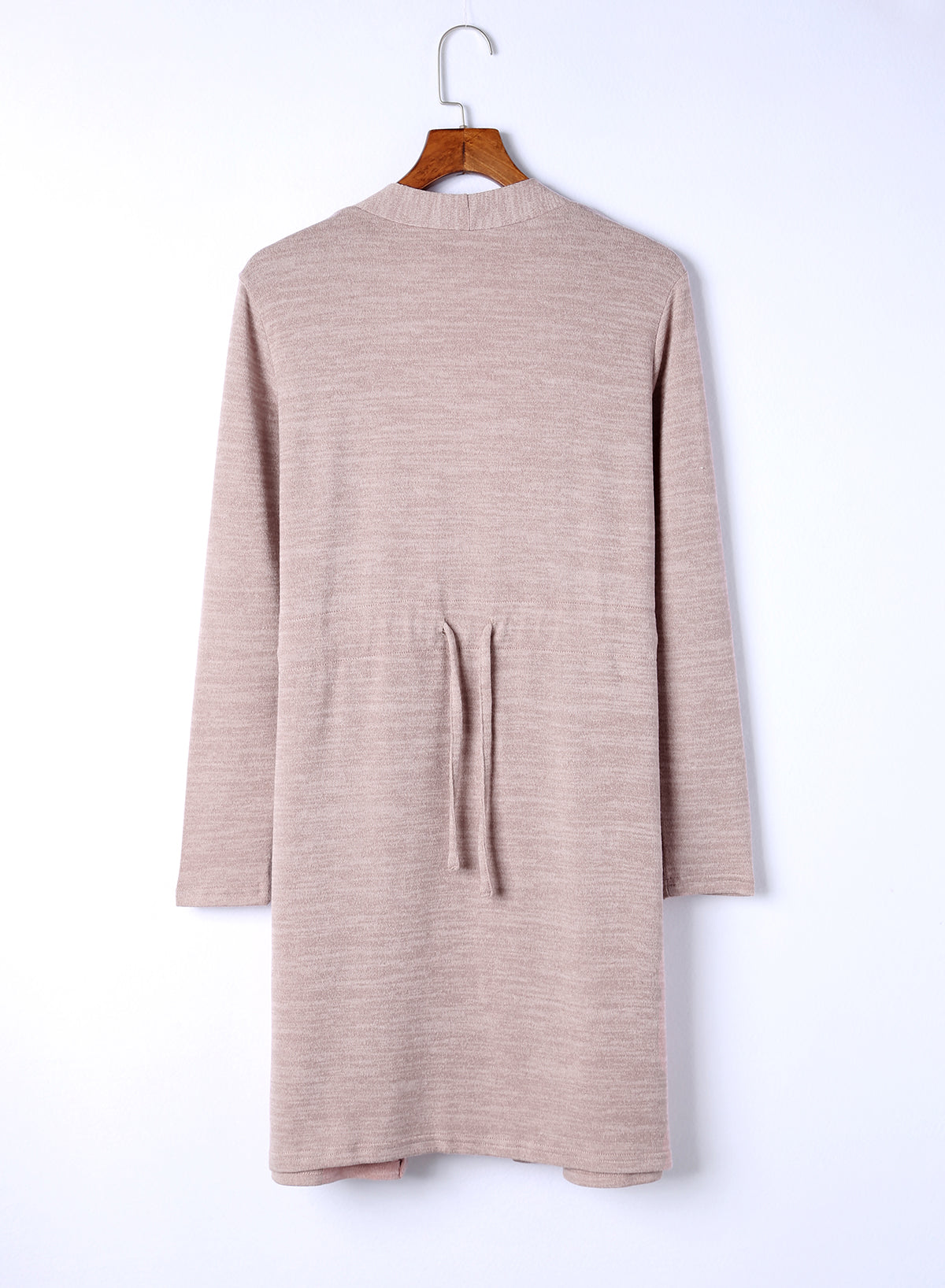 Women's Long Sleeve Open Front Casual Cardigan with Convenient Pockets