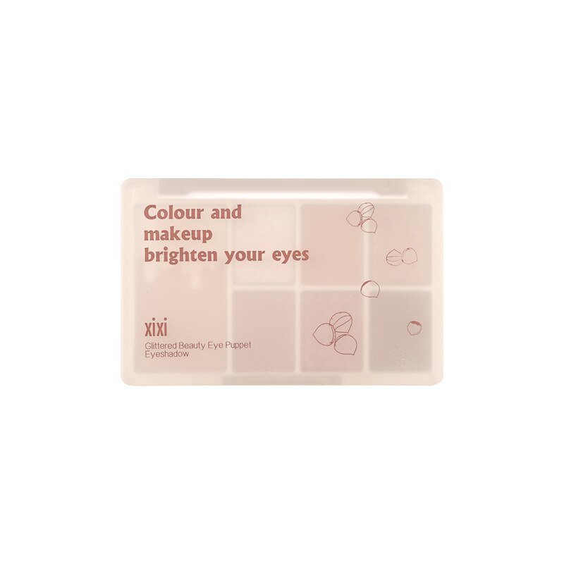 7 - Color Glitter Eyeshadow Palette: Matte, Shimmer, Long - Lasting and Waterproof