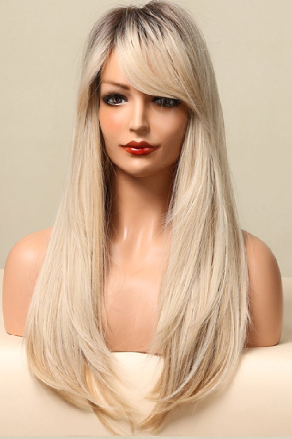Fully Machine-Manufactured Long Synthetic Wigs Measuring 26 Inches