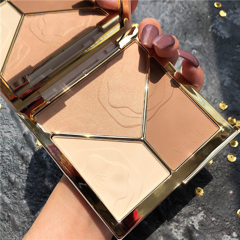 High-Gloss Matte Nose Shadow Trimming Plate for Cosmetic Application