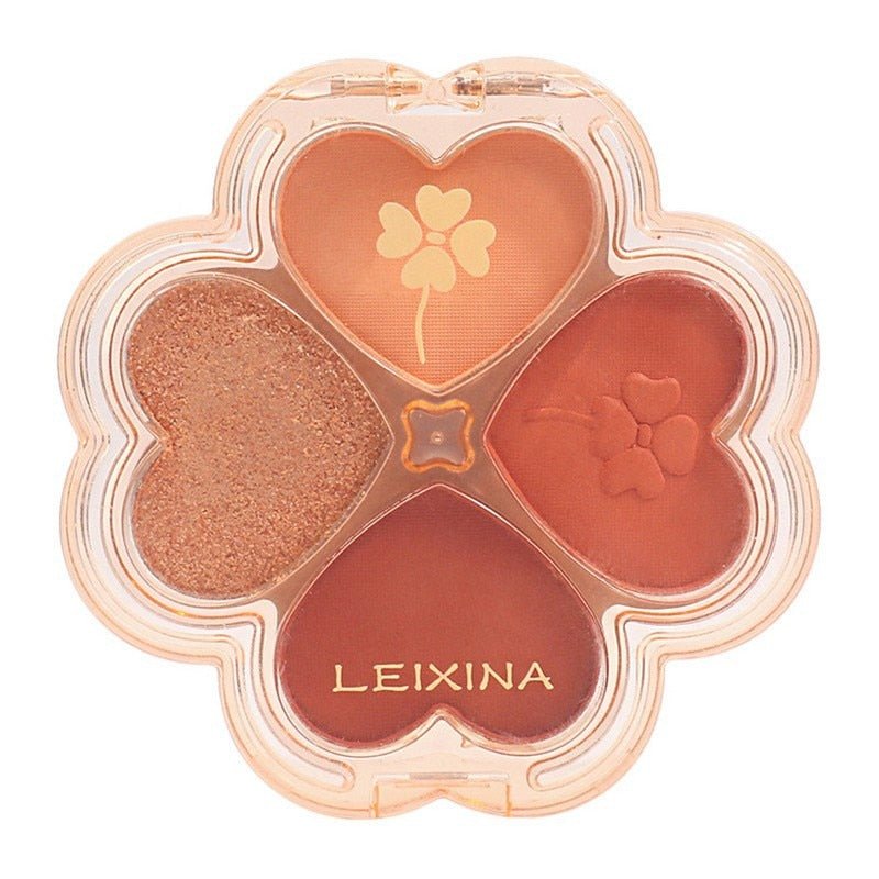 Lucky Clover Beginner-Friendly Eyeshadow Palette with Pearlescent and Matte Finishes for Daily Natural Nude and Long-Lasting Eye Makeup