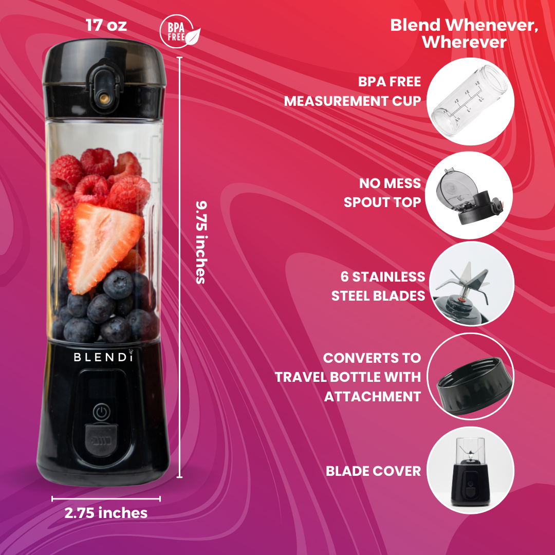 17oz Pro+ Super Portable and Powerful Cordless Blender