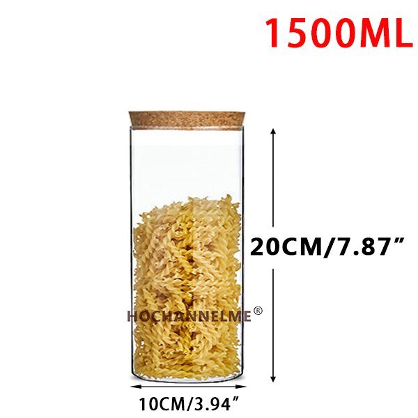 Wholesale Modern Glass Cookie, Candy, Spice, and Condiment Storage Jars with Lids for Kitchen Organization
