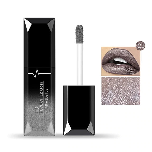 Long - lasting Waterproof Matte Lipstick with 21 Color Options