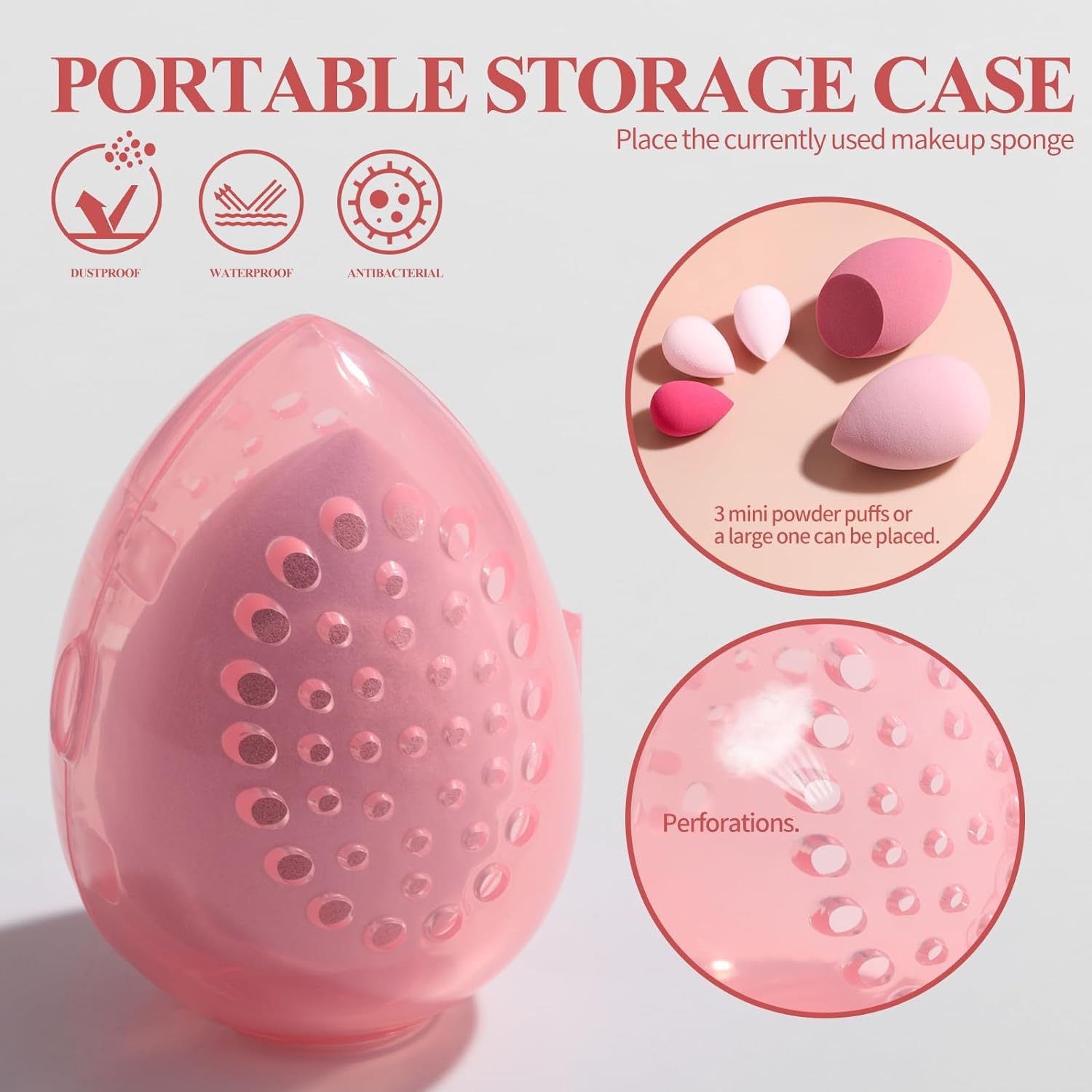 Premium Synthetic Makeup Brushes Set with Rotating Holder and Makeup Sponges