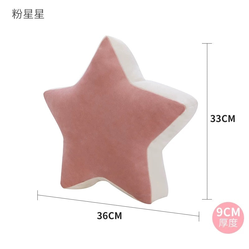 Instagram-Famous Candy-Colored Rainbow, Lucky Cloud, Star, and Moon Plush Throw Pillow for Sofa and Home Decoration with a Colorful Crown - Memorable Cushion