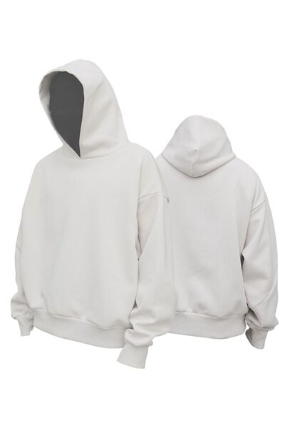 Men's Fashionable Drop Shoulder Long Sleeve Pullover Hoodie for Casual Wear