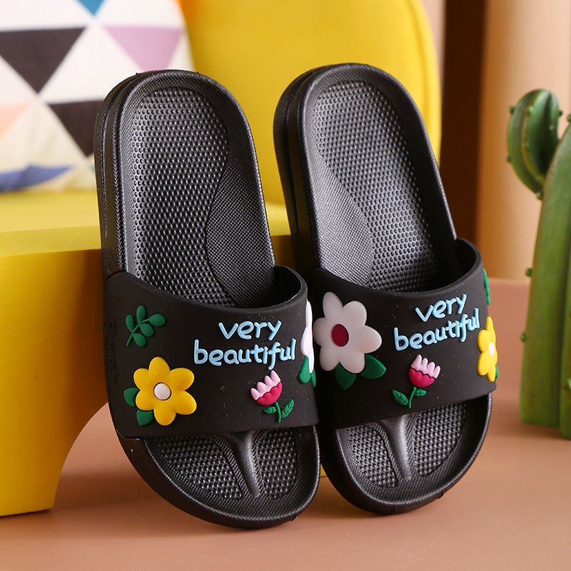 Stylish Girls' Slip-on PVC Sandals with Synthetic Leather Upper