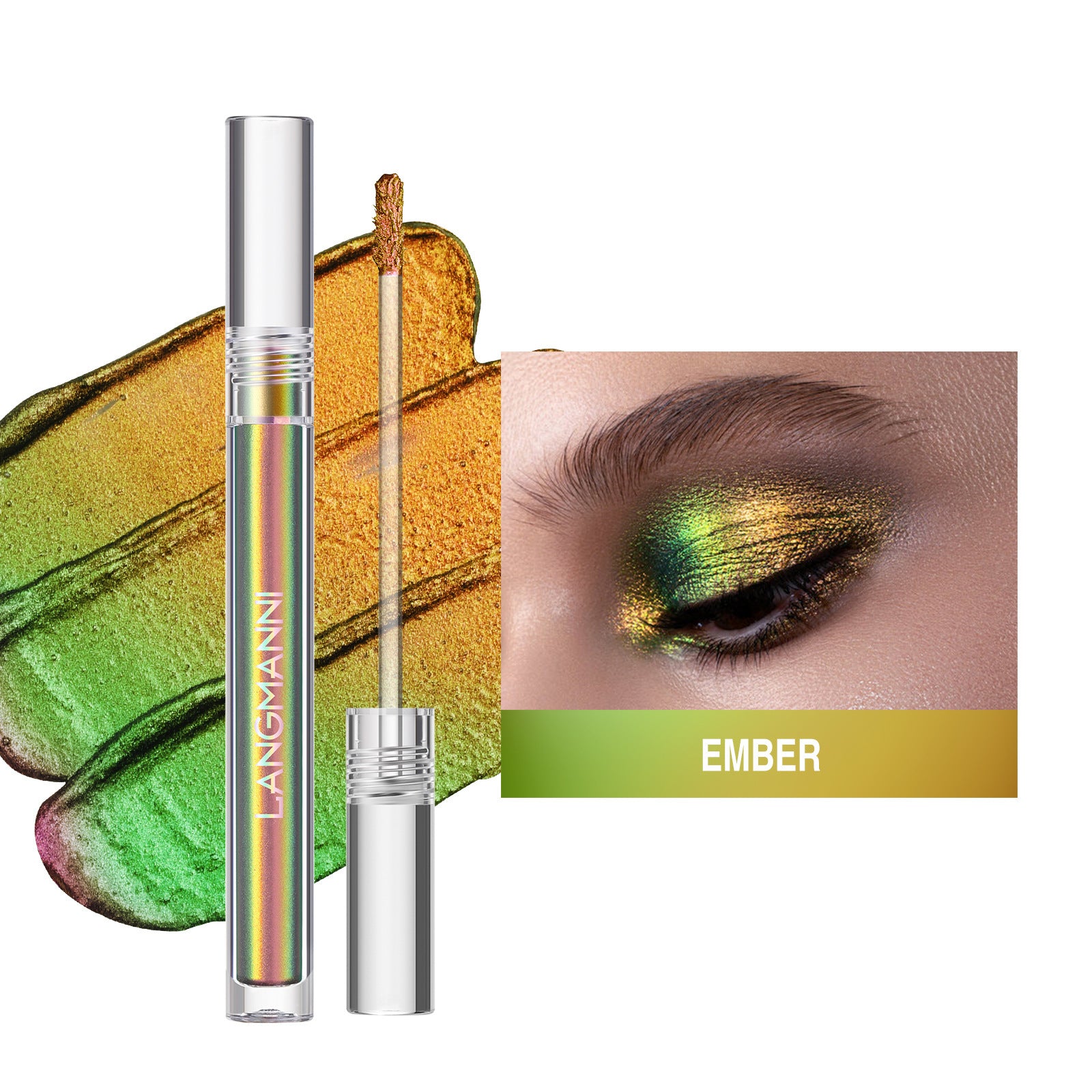 Optical Chameleon Pearlescent Liquid Eyeshadow in Trendy Fit Colors