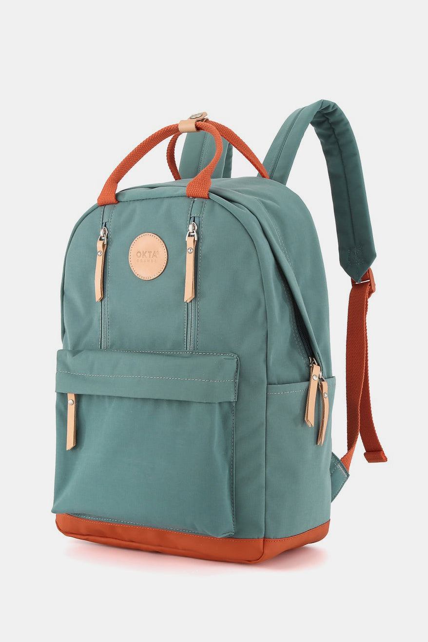Himawari Large-sized Waterproof Polyester Backpack with Multiple Layers of Pockets for Everyday and Outdoor Use