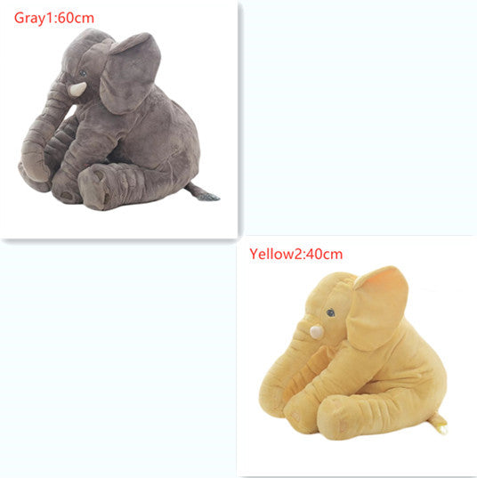 Soft Elephant Doll Pillow for Baby's Comfortable Sleep