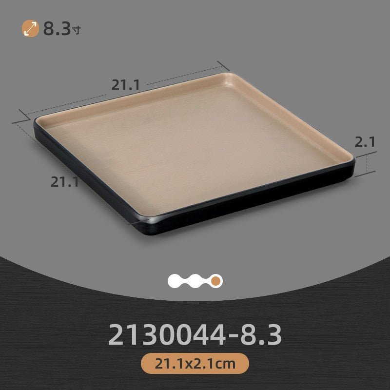 Eco-Friendly Korean Melamine Dinnerware and Flatware Set for Western-style Kitchen