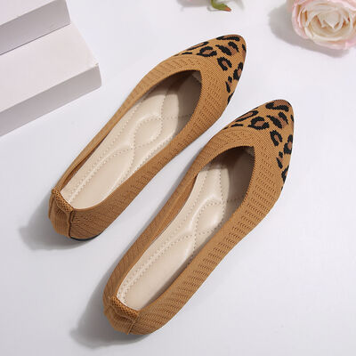 Women's Pointed Toe Mesh Slip-On Flat Shoes