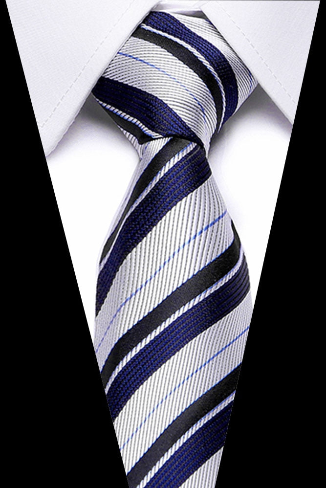 KissLuck Men's 100% Silk Classic Plaid Neckties in Multiple Colors
