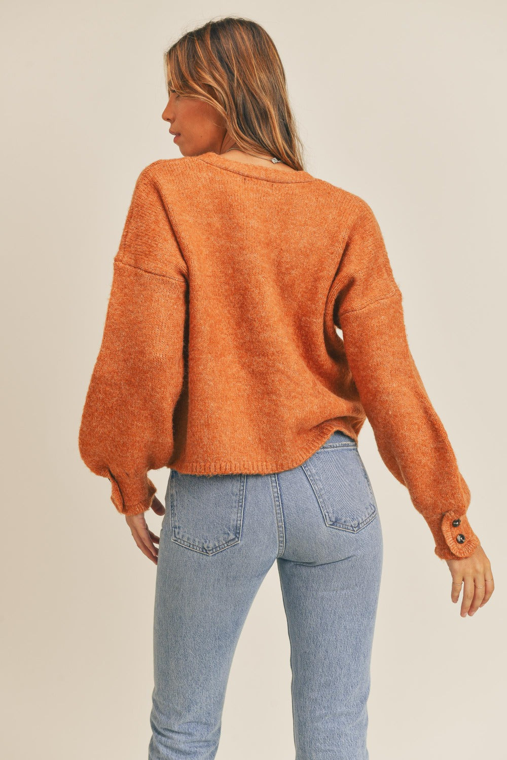 Stylish MABLE Long Sleeve Button-Down Cozy Sweater Cardigan