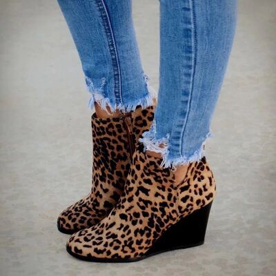 Stylish Side - Zip High Heel Ankle Boots for Fashionable Wear