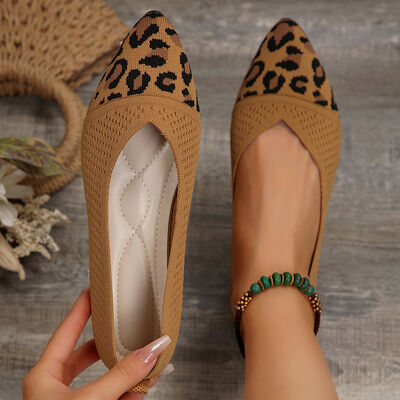 Women's Pointed Toe Mesh Slip-On Flat Shoes