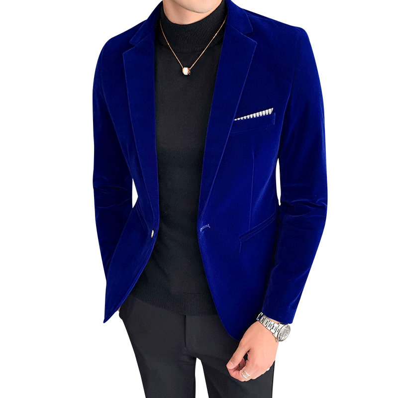 Men's Smart and Slim-Fit Casual Blazer Jacket for All Seasons