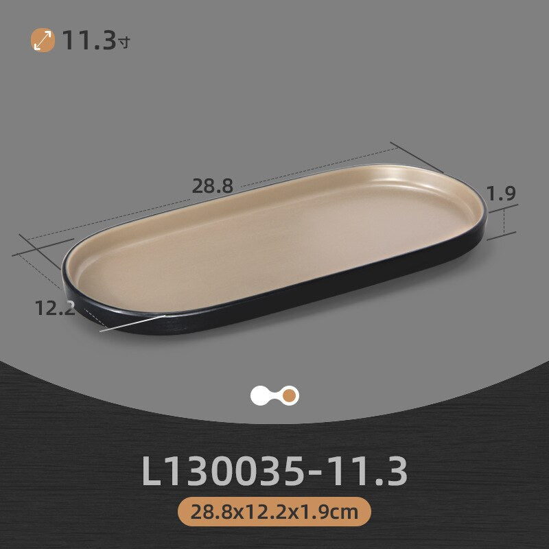 Eco-Friendly Korean Melamine Dinnerware and Flatware Set for Western-style Kitchen
