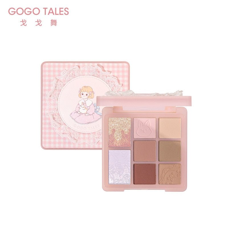 Gogotales Mori Princess 8 - Color Eyeshadow Palette: Shimmer, Matte & Glitter Makeup