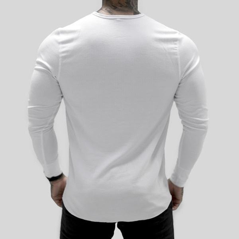 Men's Slim-Fitting Athletic Workout T-Shirt for Sports and Casual Wear
