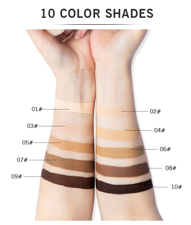 Popularly Sold High-Coverage, Long-Lasting Matte Foundation with 10 Natural Shades for a Perfect Matte Finish