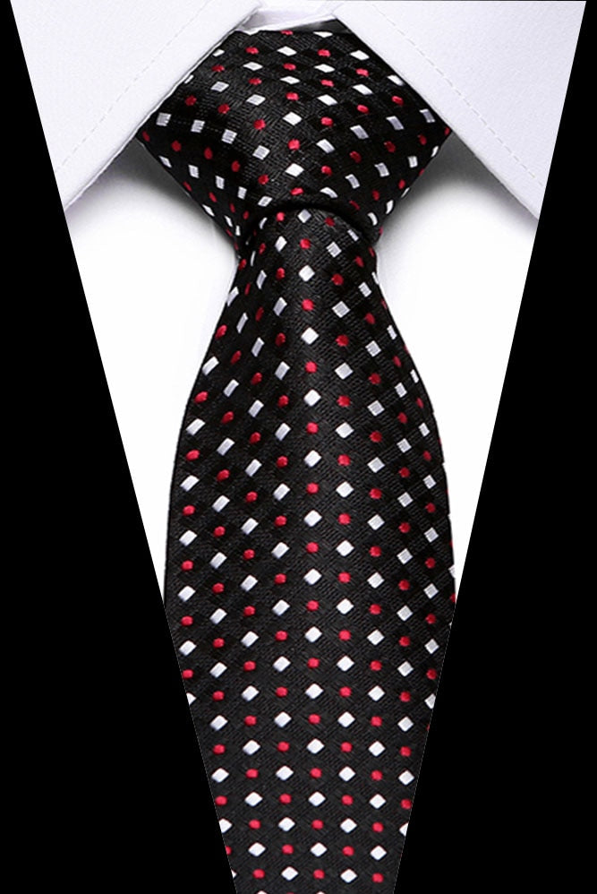 KissLuck Men's 100% Silk Classic Plaid Neckties in Multiple Colors