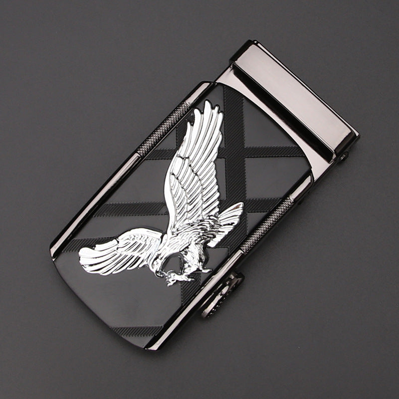 Men's Automatic Alloy Belt Buckle for Business Use