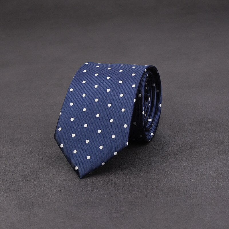 Adult Men's 7cm Paisley Pattern Silk-Polyester Formal Necktie
