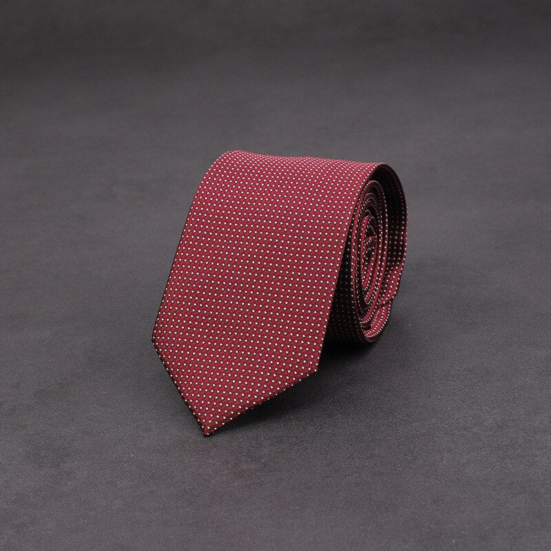 Adult Men's 7cm Paisley Pattern Silk-Polyester Formal Necktie