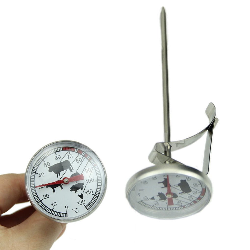 High - Precision Digital Kitchen Thermometer for Measuring Food, Meat, Milk, and Oven Temperatures - Essential Kitchen Measuring Tool