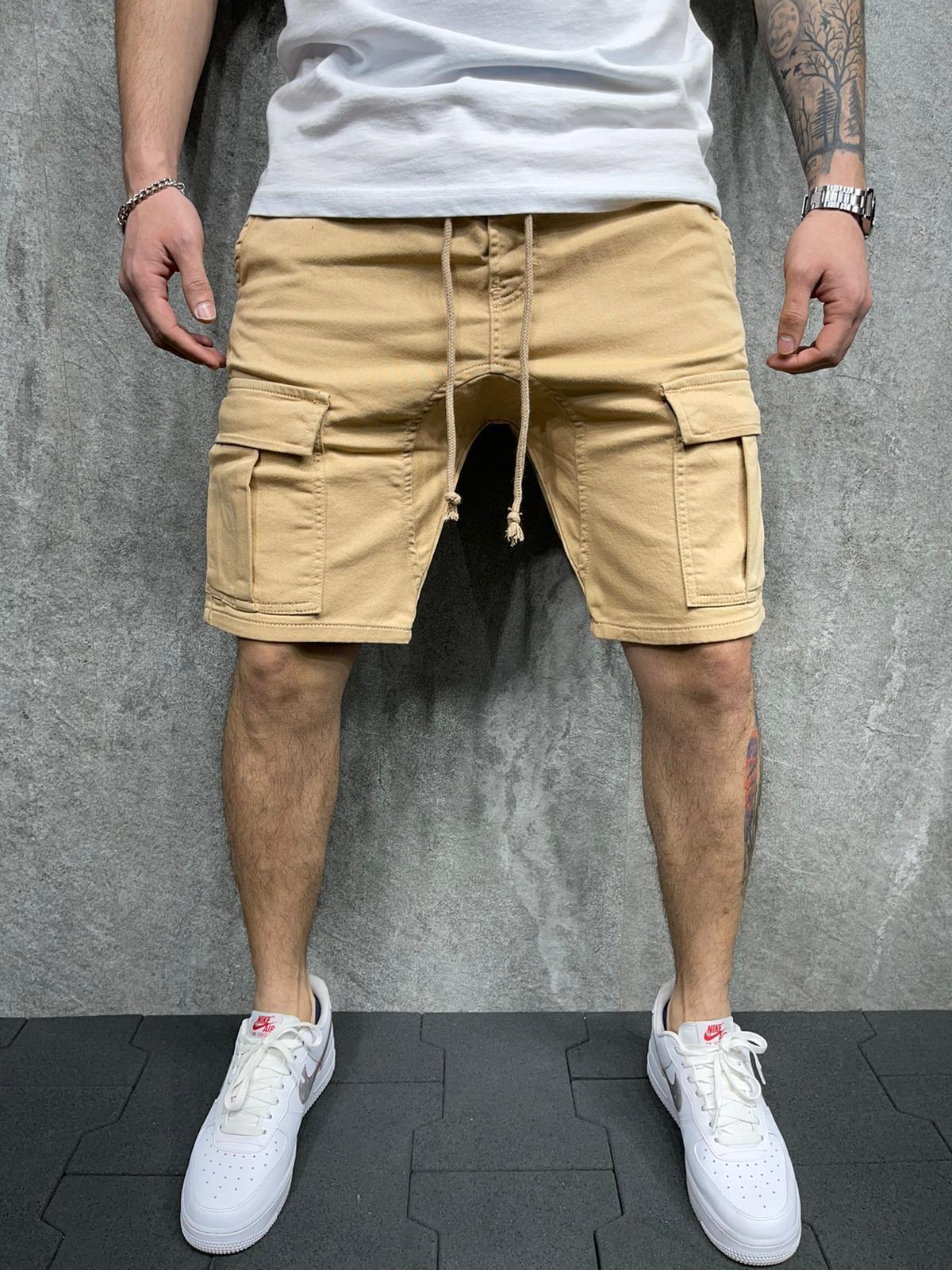 Men's Trendy Casual Hip - Hop Inspired Skater Shorts for Everyday Wear