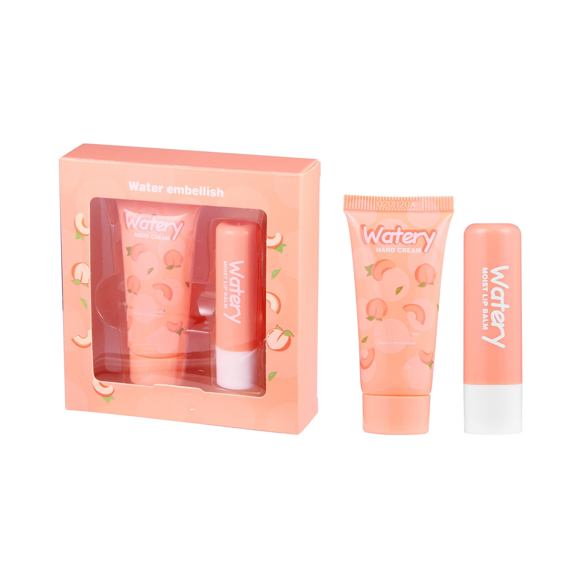 Heng Fang Shi Jing Avocado, Strawberry, and Peach Hand Cream and Lip Balm Set for Moisturizing Students