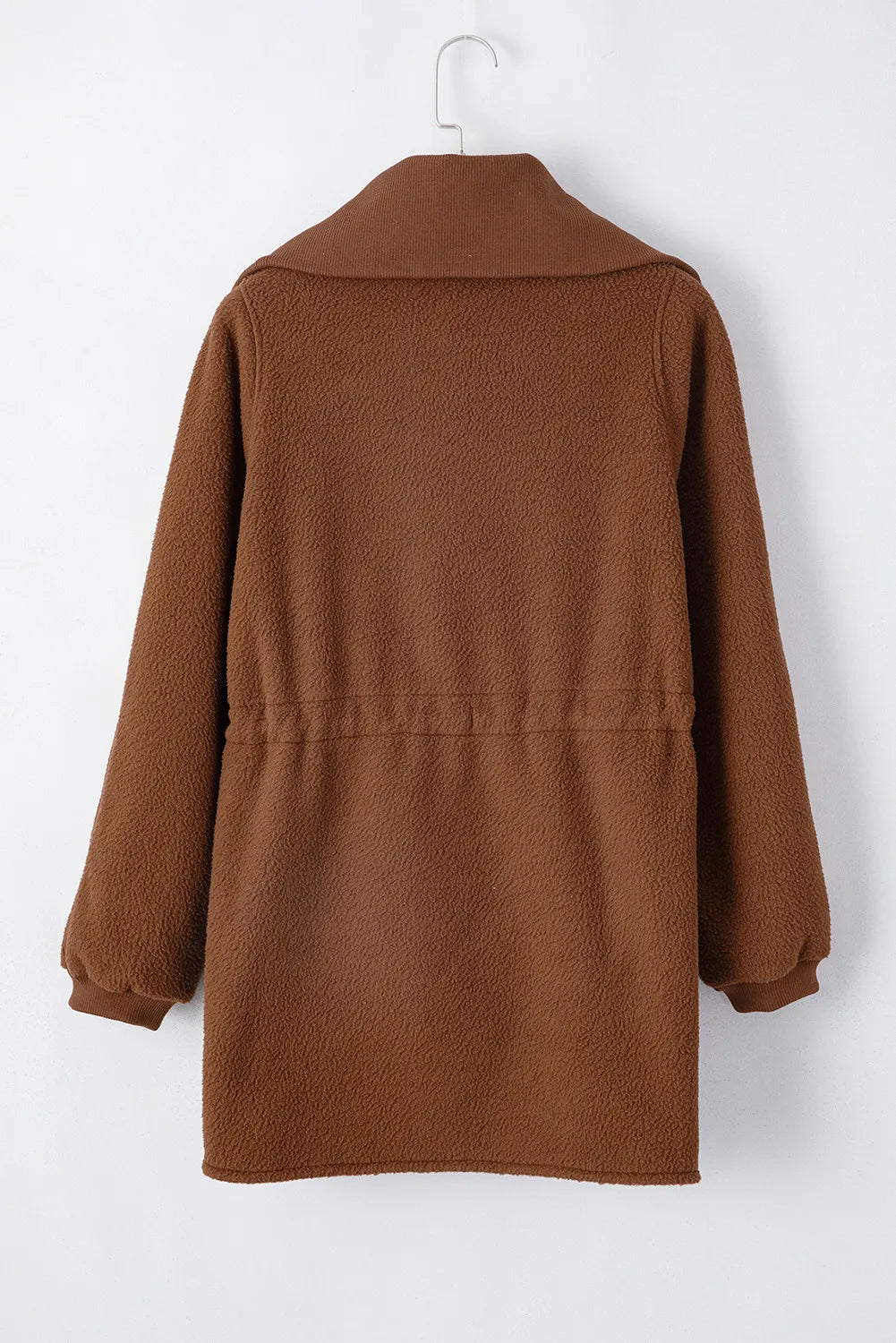 Long Sleeve Drawstring Half-Zip Polyester Sweatshirt