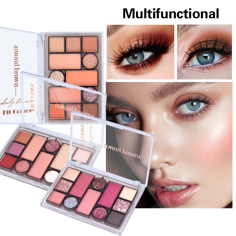 Matte and Pearlescent Earthy Tones Eyeshadow Palette for Stunning Eye Makeup