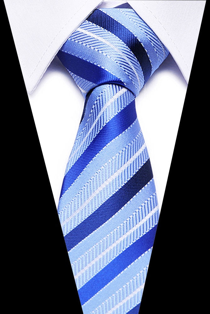 KissLuck Men's 100% Silk Classic Plaid Neckties in Multiple Colors