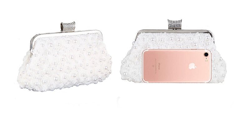 European and American Fashion Evening Dress Paired with a Detachable Messenger Handbag