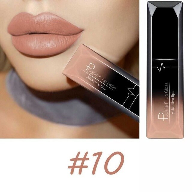 Long - lasting Waterproof Matte Lipstick with 21 Color Options