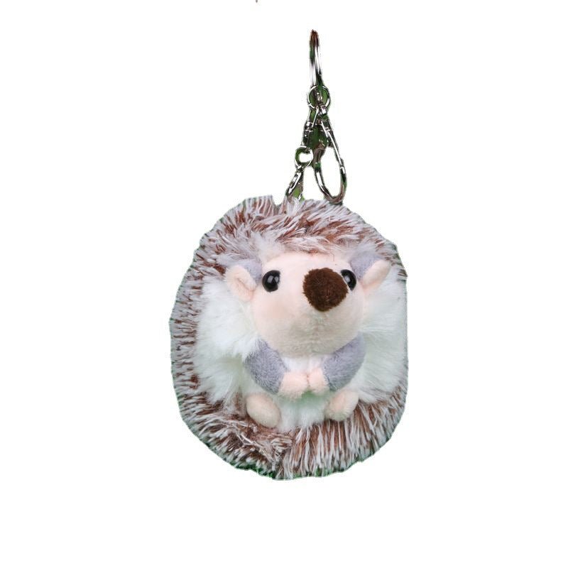 Adorable Little Hedgehog-Shaped Plush Keychain for Decoration and Carry