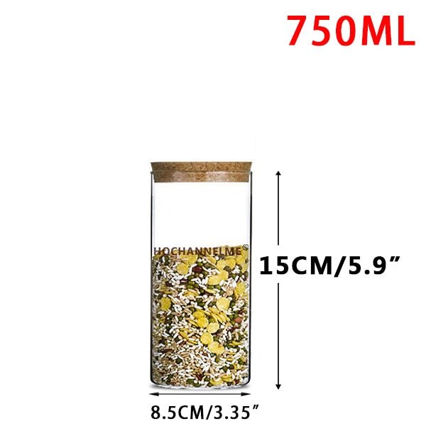 Wholesale Modern Glass Cookie, Candy, Spice, and Condiment Storage Jars with Lids for Kitchen Organization