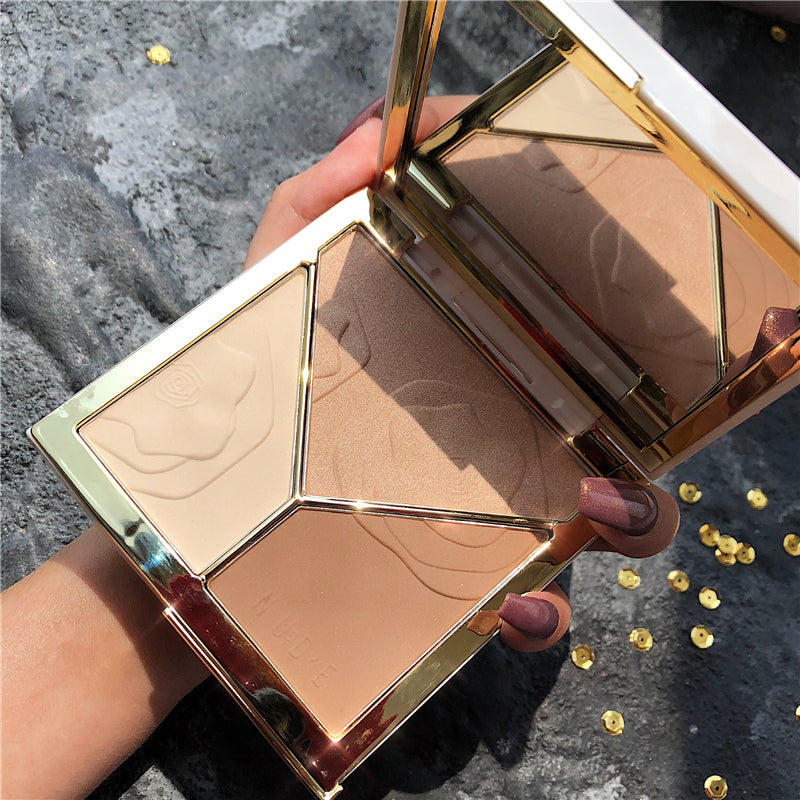 High-Gloss Matte Nose Shadow Trimming Plate for Cosmetic Application